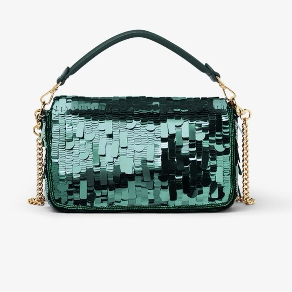 Fendi Green Sequin Mini Baguette - Picture 4 of 4